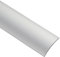 Gedotec Profilo Transizione Laminato | Profilo 30 x 1000 mm | 1 Pezzo | Alluminio Anodizzato Argento | Vinile Binario di transizione, Autoadesivo Profilo per pavimento ad arco