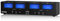 Douk Audio VU4 MIC LINE Vier Analog VU-Meter MIC Schallpegelanzeige Stereo Cinch/XLR-Umschaltbox Audio Adapter Splitter (Blue)