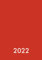 Kalender 2022 A4 - 1 Seite / Tag: Großer und dicker Planer, als Timer, Tagebuch und Tageskalender (rot)