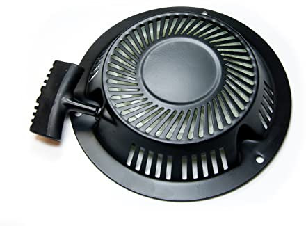 HOLZER Seilzugstarter kompatibel mit Einhell BG-PM 46/3 S/BG-PM 46/1 S/BG PM 46 S-SE Rasenmäher, Schwarz