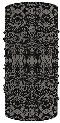 Had Next Level Warm Schwarz - Warmes leichtes Multifunktionstuch, Größe One Size - Farbe Maya Black