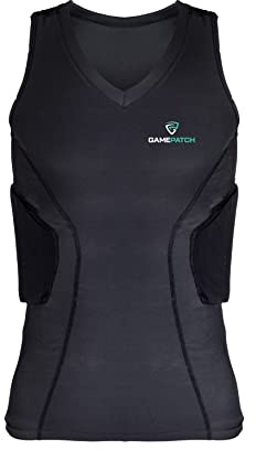Gamepatch Gepolstertes Shirt Pro, stoßdämpfende Technologie, gerippter Oberkörperschutz und Kompression, Vollkontakt-Sport