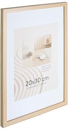 Holz Bilderrahmen Plexi Foto Rahmen Collage Wanddeko Poster S111: Farbe: Eiche | Format: 13x18