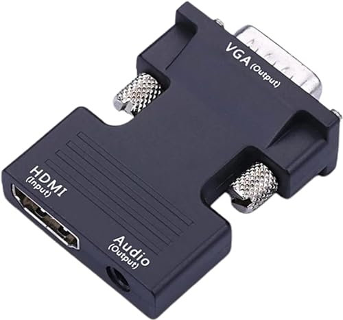 8K VGA to HDMI,HDMI to VGA Adapter,8K Converter with Full HD Audio Video Output,For TV, Computer,Laptop, PC, Monitor, Projector, etc.…