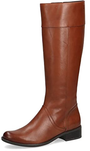 CAPRICE 9-25511-41, Stivali piatti Donna, Marrone (Cognac Nappa), 39 EU