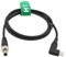 HangTon Câble d'alimentation 12 V PD QC pour Atomos Ninja V, SmallHD 702 Touch, appareils vidéo PIX-E7 Moniteur USB C vers verrouillage DC à angle droit 30 cm