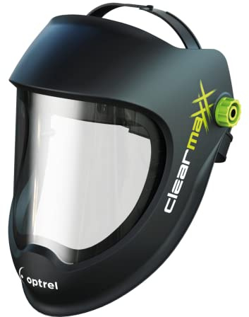 Optrel™ Clearmaxx Schleifhelm Maske Leichtgewicht 330g Haltbarkeit bis zu 220°C