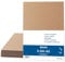 5 Stück braune Wellpappe DIN A2 - Karton 4mm dick (42 x 59,4 cm) - Zum Verpacken und Basteln