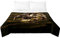 Odot Tagesdecke Bettüberwurf Steppdecke Doppelbett Überwurfdecke Sommerdecke Gesteppte Decke Steppdecke Wohndecke für Schlafzimmer (220x240cm,Totenkopf-Aufdruck E)