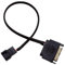 Bolwins I37S SATA 15 Pin auf 3 Pin/4 Pin PC-Gehäuse Lüfter Netzadapter Kabel – 12V Stromkabel für CPU-Lüfter, Motherboard, Computer Gehäuse Lüfter