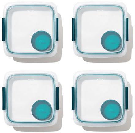 OXO Good Grips Prep & Go - Recipiente para ensalada (6,3 tazas, 4 unidades)