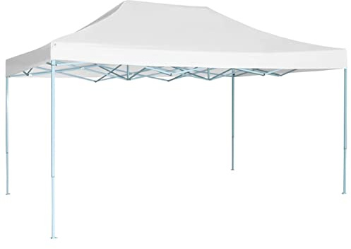 ARKEM Carpa para Celebraciones Plegable Blanco 3x4,5 m Carpa Plegable Toldo Vela