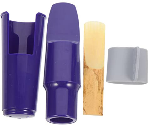 Toyvian 1satz Saxophon Mundstück Set Professionelles Zubehör Für Altsaxophon Und Klarinette Hochwertiges Installieren Für Anfänger Und Profis Farbton
