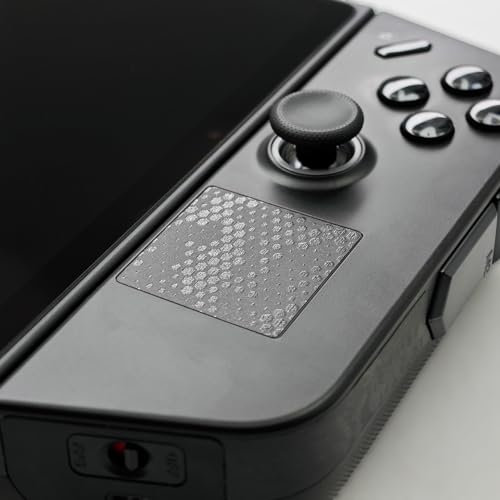 Luck&Link Touchpad Protector für Legion Go, Touch Pads Schutzhülle Textur Aufkleber für Legion Go Touch Trackpads (Schlangenskala-Schwarz)