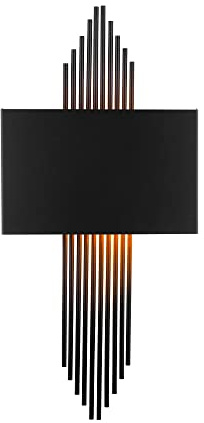Modern Black Wall Lamp, Metal Body, 75 x 10 x 22 cm | E27 Socket, Max 40W, IP20 | Stylish Lighting for Home & Office, Includes Setup Instructions
