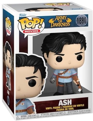Funko POP! Movies: Army of Darkness - Ash Williams mit Boomstick - Vinyl-Sammelfigur - Geschenkidee - Offizielle Handelswaren - Spielzeug Für Kinder und Erwachsene - Movies Fans
