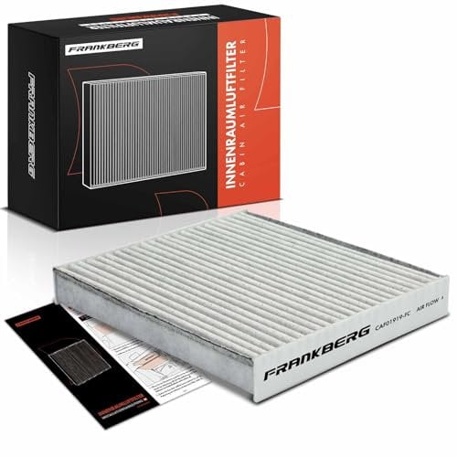 Frankberg Innenraumfilter Pollenfilter mit Aktivkohle Kompatibel mit Charade VIII Elaris Finn Jagua.r F-Pace X761 Rang.e Rove.r IV L405 Replace# 87139-50060