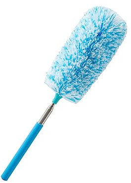 KOMBIUDA Plumero Extensible para Limpiar El Hogar Herramienta Manual Plumeros Azules Y para Limpieza