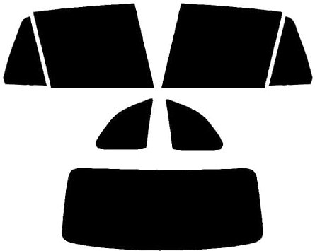 Window-Tint.co.uk Pre Cut Window Tint for BMW X1 (E84) - 2009 to 2015 - Rear Windows 20% Dark Smoke