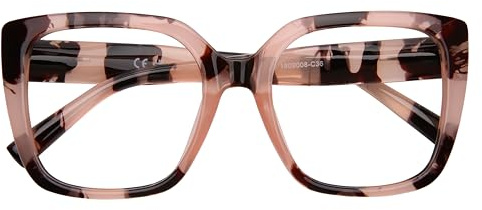 DOOViC Oversized Reading Glasses Anti Blue light Or Reading Sunglasses | Fashion Extra Large Big Design for Ladies/Women