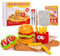 Doxiru Nadelfilz-Set, 3er-Pack Fast-Food-Nadelfilz-Anfängerset inkl. grundlegendem Nadelfilzwerkzeug, Anleitung, Nadelfilz-Bastelset für DIY-Heimdekoration