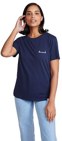 Animal Marina Womens Cotton Logo T-Shirt - Casual, Lightweight & Breathable Tee in Soft Fabric, Relaxed fit - Spring Summer Beach, Holiday, Travel Dark Blu 14