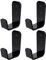 Laonco 4 STÜCK Hockey SchläGer Display Halter EIN der Wand Montiert Halter, Golf SchläGer Display Rack, Hockey SchläGer, für Horizontalen AufhäNger für Haus Wand