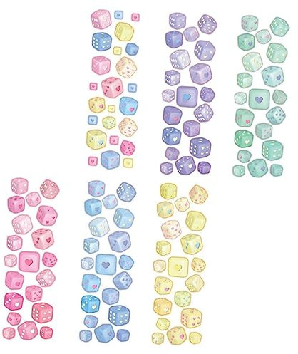 KONTONTY 6 Bögen Mit Geschenkkarten Scrapbook-aufklebern DIY-bastelaufkleber Scrapbook-Aufkleber