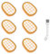 SHENGYIG 6 Piezas Filtros para Aspiradora Philips SpeedPro Max Aqua, Recambios para Philips Speedpro Max, con Cepillo Blanco, para Modelos Philips FC6822, FC6823, FC6827, FC6908
