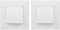 Legrand 396428 Bouton poussoir mural blanc individuel (Lot de 2)