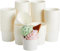 pafnisoin Coppe Gelato Carta 50 pezzi Coppette Gelato usa e Getta 150ml Ciotole Gelato Bicchierini Monoporzione Dolci (Bianco)