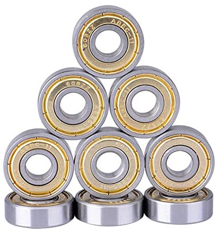 Fenteer Packung mit 10 Stück ABEC 11 Kugellagern Skates Skateboard Wheel Roller 608ZZ