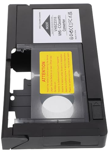 MALUGOGO Camcorder Vhs-C Kassettenadapter mit breiter Bandkompatibilität, leicht und tragbar für einfachen Transport und Lagerung