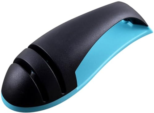 IWOWHERO Affûteur de Lames Multifonction Portable en Abs Diamant et Céramique pour Couteaux Cuisine et Couteaux à Fromage, Cuisine à Domicile