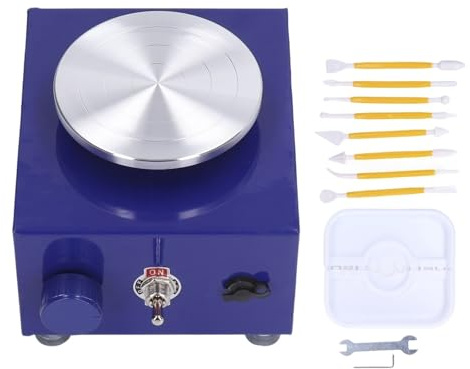 YFDGD Mini Tornio da Vasaio, Macchina for Ceramica Altamente Compatta, Ampiamente Utilizzata, Prestazioni Stabili, for La Casa, for Il Fai Te E for Scuola Facile Usare Versatile