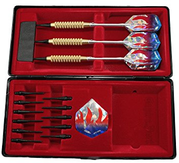 Dartpfeile 3xTurnier-Dartpfeil in Dartbox schwarz von Empire®Dart
