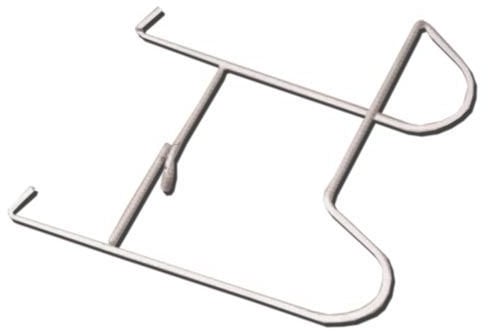Sundo Homecare GmbH Urinbeutelhalter aus Metall - Halterung für Urinbeutel Sekretbeutel