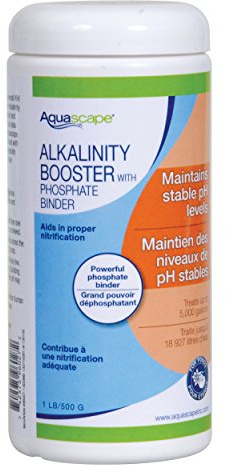 Aquascape Alkalinity Booster with Phosphate Binder for Ponds & Water Gardens, 1lb/ 500-G, KH/pH | 96027