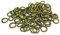 Geralin Gioielli 100 Offene Biegeringe 6mm Bronze Spaltringe Binderinge Federringe Ösen Ringe