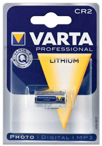 VARTA Lot de 5 piles photo Professional Lithium, CR2, 3,0 volt
