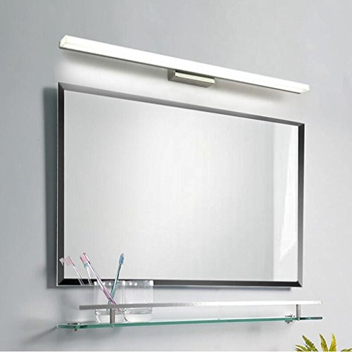 SJUN LED Badlampe Badleuchte Spiegellampe Spiegelleuchte Bad Leuchte Wandlampe Kaltweiß/Warmweiß Badezimmerlampe Badlampe Spiegel Wand Schminklicht 40~150cm (150CM weißes Licht)