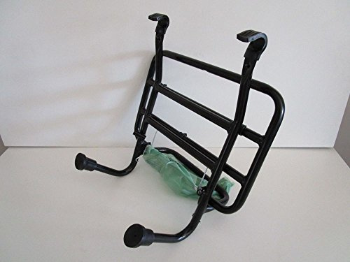 FACO Gepäckträger vorne für Piaggio Vespa PX125/150 LML 50SPECIAL ET3 PX PE T5 PK, Schwarz, Metall, sportlich