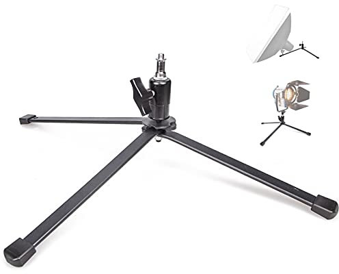 Support Trépied Eclairage Photographie en Aluminium Vidéo Photo Support au Sol Support Lumière Pliable Backlight Stand pour Lumière, Lampe, Spotlight, Softbox etc