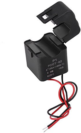 Wifehelper PZCT-02 Transformateur de courant Snap Joint Structure Split Coil Core Capteur pour 100 A Energy Meter Mini Split Base Transformateur de courant