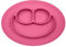 ezpz Mini-Matte (Rosa) – 100% Silikon Saugnapfplatte mit integriertem Tischset für Säuglinge + Kleinkinder – erste Lebensmittel + Selbstfütterung – Kommt mit einer wiederverwendbaren Reisetasche – ab