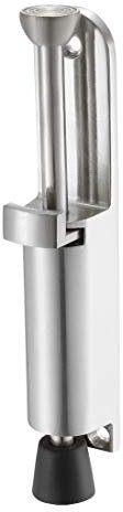 sourcing map Kickdown Door Stopper Spring Loaded Foot Pedal Door Stops Holder Silver Tone