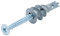 SEQUAL® Metal Driva Plasterboard Fixings & Screws (Pack of 50), Metal Self Drilling Plasterboard Fixings Raw Plugs Cavity Wall