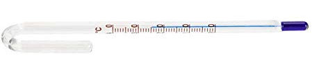 Aquarien U-Förmiges Höngendes Glasthermometer Wandaquariumthermometer Aquarium Wassertemperaturmonitor Hochprözise (6 Mm/8 Mm/12 Mm/15 Mm)(15Mm)
