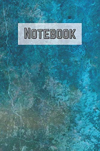 Notebook: Twilight Blue Paint Notebook Blank Lined Journal