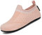 SAGUARO Chaussons Maison Enfants Pantoufle d'intérieur Garçons Fille Antidérapantes Chaussures de Semelle en Caoutchouc, Pink, 20/21 EU